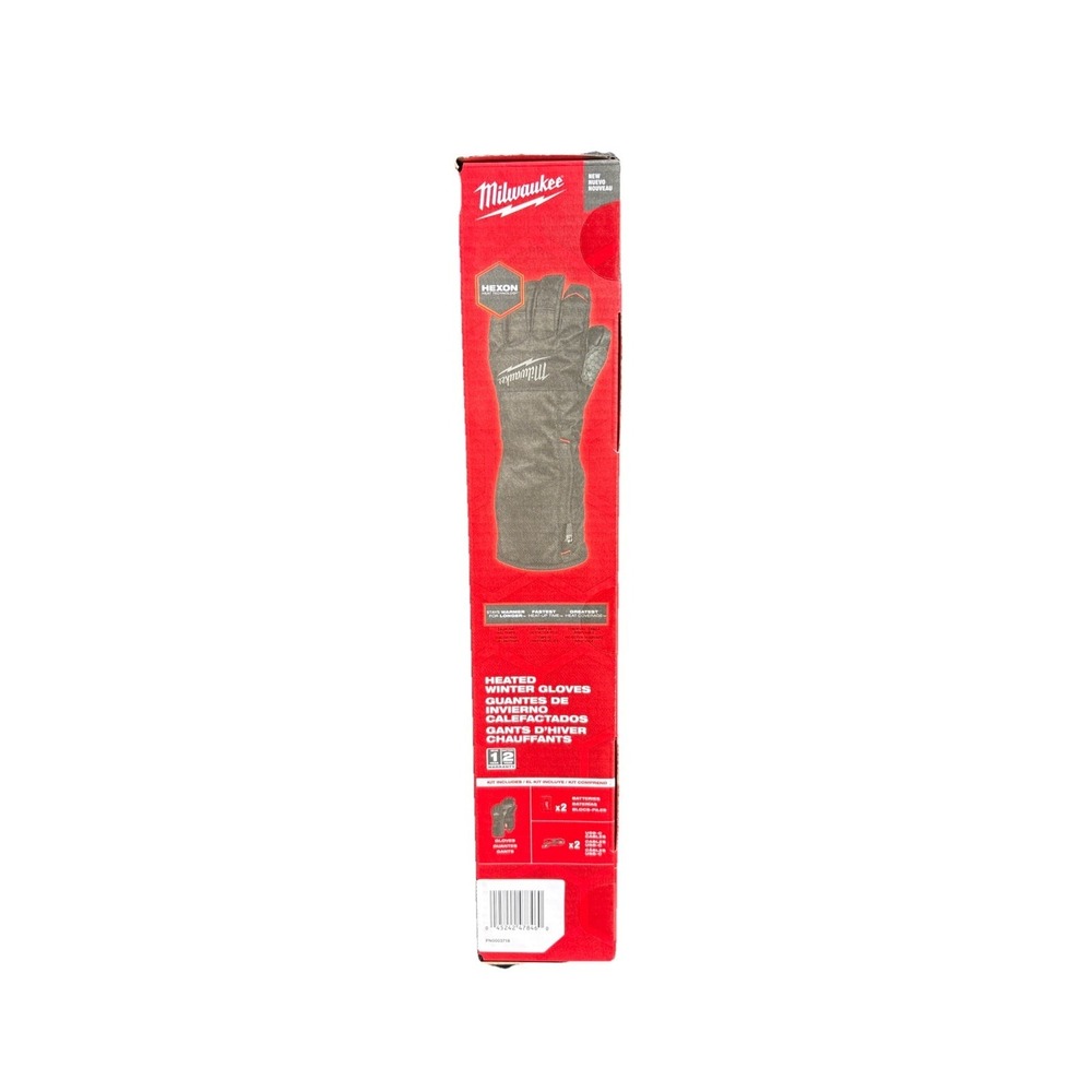 Milwaukee M700B-21 Heated Winter Gloves Kit HEXON Heat Technology SIZE M - Picture 2 of 3